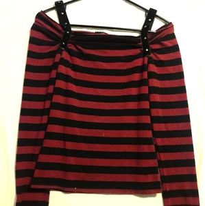 Sexy striped longsleeved shirt